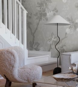 Franka Wallpaper by Sandberg Mineral Grey