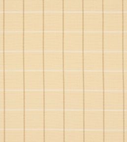 Frannie Windowpane Fabric by Schumacher Camel