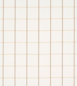 Frannie Windowpane Fabric by Schumacher Neutral