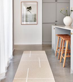 Pappelina Fred Runner rug Black/Vanilla FRX727 Black/Vanilla
