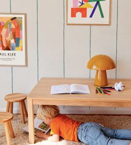 Freehand Wallpaper by Coordonne Emerald