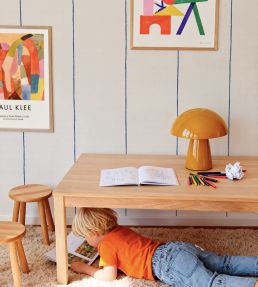 Freehand Wallpaper by Coordonne Indigo