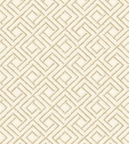 French Lattice Wallpaper by Thibaut Beige