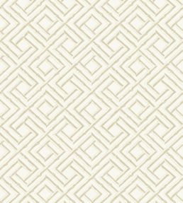 French Lattice Wallpaper by Thibaut Cream