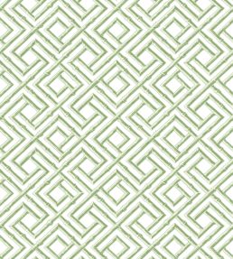 French Lattice Wallpaper by Thibaut Green