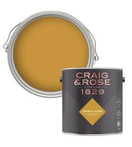 French Ochre 1829 Eggshell Paint by Craig & Rose French Ochre