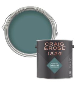 French Turquoise 1829 Eggshell Paint by Craig & Rose French Turquoise
