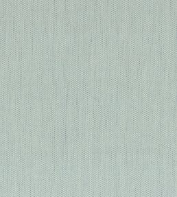 Fresco Herringbone Fabric by Ian Mankin Seagreen