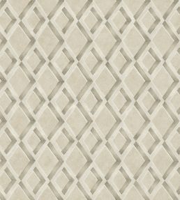 Fresco Trellis Wallpaper by Cole & Son Parchment on Stone