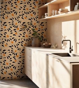 Fresh Lemons Wallpaper by Tres Tintas Beige