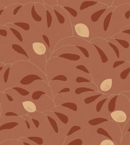Fresh Lemons Wallpaper by Tres Tintas Red