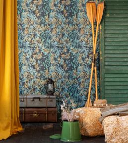 Freshwater Grass Wallpaper by MINDTHEGAP Teal