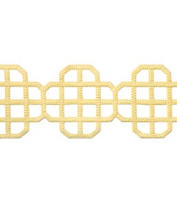 Fret Applique Trimming by Thibaut Daffodil