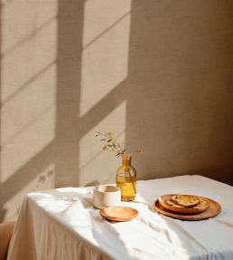 Fretwork Wallpaper by Coordonne Sand