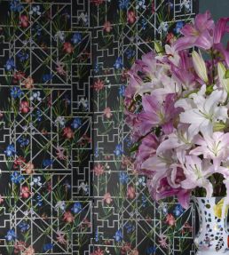 Fretwork Garden Wallpaper by Christian Lacroix Azur