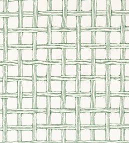 Fretwork Print Fabric by Scion Forest