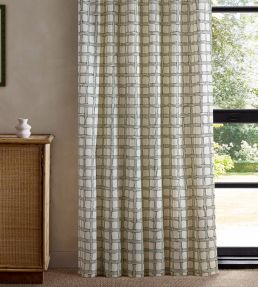 Fretwork Print Fabric by Scion Forest
