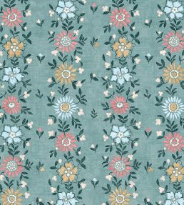 Freya Fabric by Lewis & Wood Sea Rose