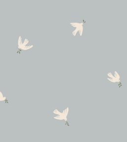 Frida Wallpaper by Sandberg Light Blue