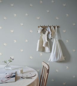 Frida Wallpaper by Sandberg Light Blue