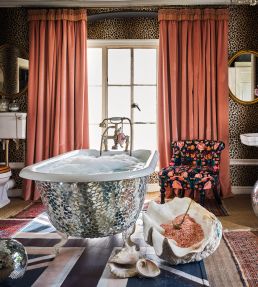 Frieda Fabric by Romo Ruma Red