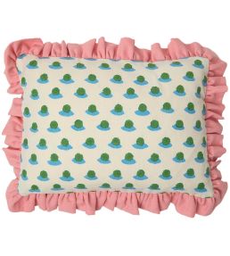 Frill Berry Cushion 40 x 30cm by Molly Mahon Grass