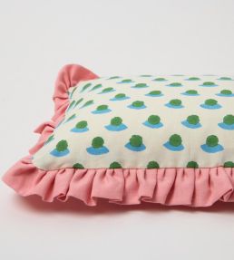Frill Berry Cushion 40 x 30cm by Molly Mahon Grass