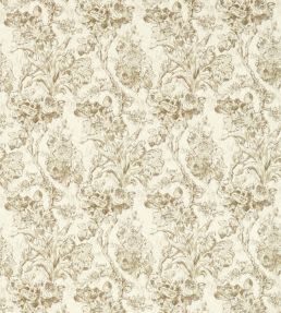 Fringed Tulip Toile Fabric by Sanderson Jute