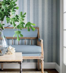 Frisco Stripe Wallpaper by Thibaut Brown