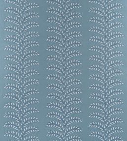 Frondescence Embroidery Fabric by Anna French Blue