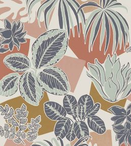 Frondoso Wallpaper by Osborne & Little Blush/Ink