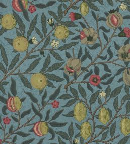 Fruit Wallpaper by Morris & Co Woad