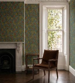 Fruit Wallpaper by Morris & Co Woad