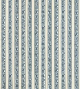Fruit Stripe Outdoor Fabric by Morris & Co Indigo