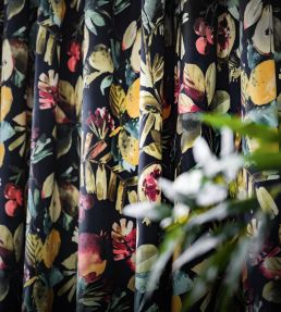 Fruta Velvet Fabric by Studio G Midnight