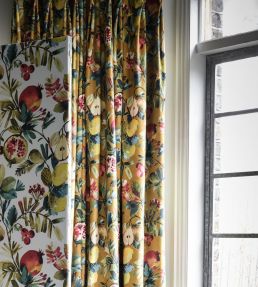 Fruta Velvet Fabric by Studio G Ochre