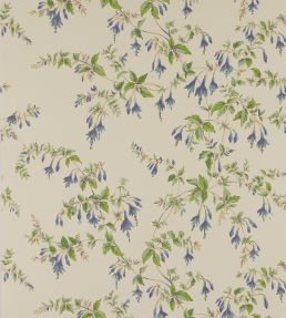 Fuchsia Wallpaper by Colefax and Fowler Blue/Leaf