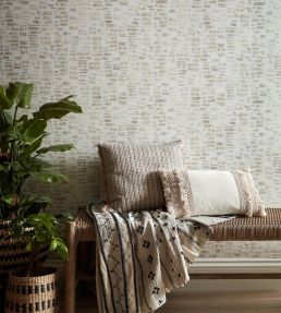 Fusion Wallpaper by 1838 Wallcoverings Pearl