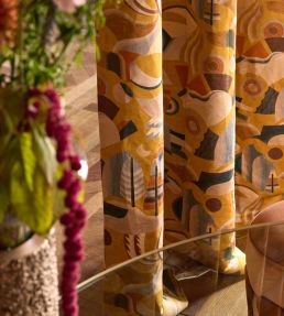 Futurista Fabric by Nobilis Yellow