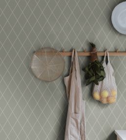 Gabriel Wallpaper by Sandberg Sage Green