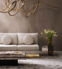 Gaetano Fabric by Zinc Spun Gold