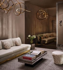 Gaetano Fabric by Zinc Spun Gold