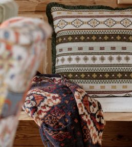 Gaisstein Fabric by MINDTHEGAP Dark Green/Light Green/Burgundy