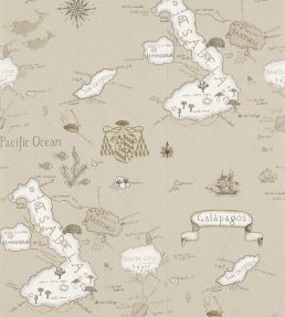 Galapagos Wallpaper by Sanderson Pewter