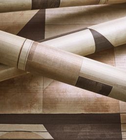 Galaxy Mural by Thibaut Graphite and Champagne