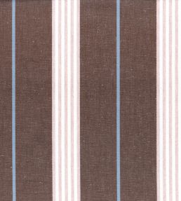 Gallery Stripe Fabric by Ian Mankin Brown