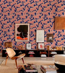 Galope Wallpaper by Coordonne Cobalt