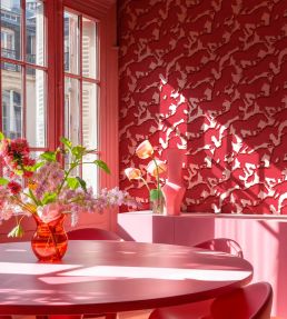 Galope Wallpaper by Coordonne Pink