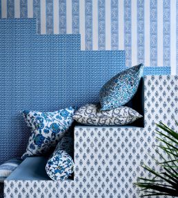 Gamthi Fabric by Clarke & Clarke Cobalt