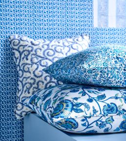 Gamthi Fabric by Clarke & Clarke Cobalt